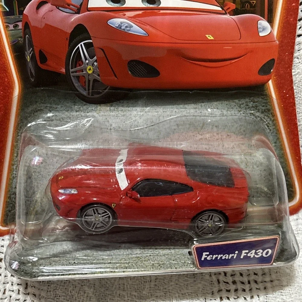 Disney Pixar Cars Supercharged Ferrari F430 red car Mattel BRAND NEW